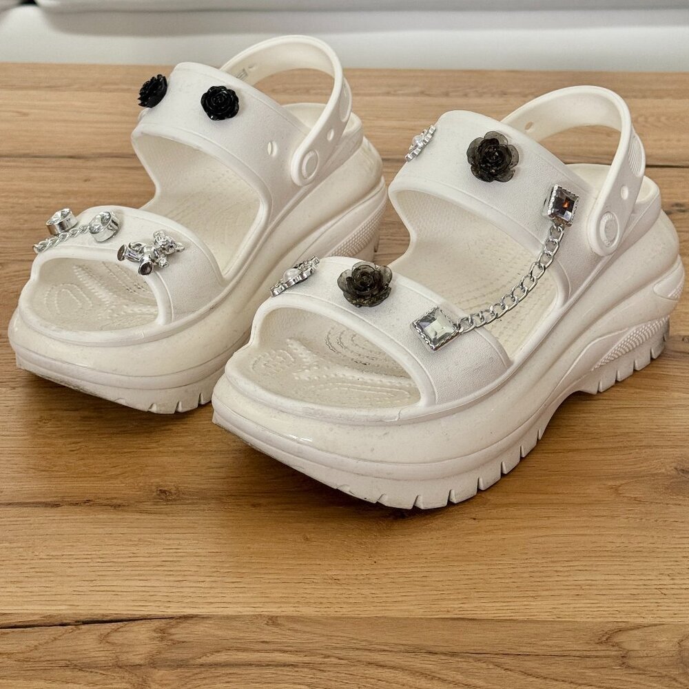 Crocs Mega Crush Sandal - White